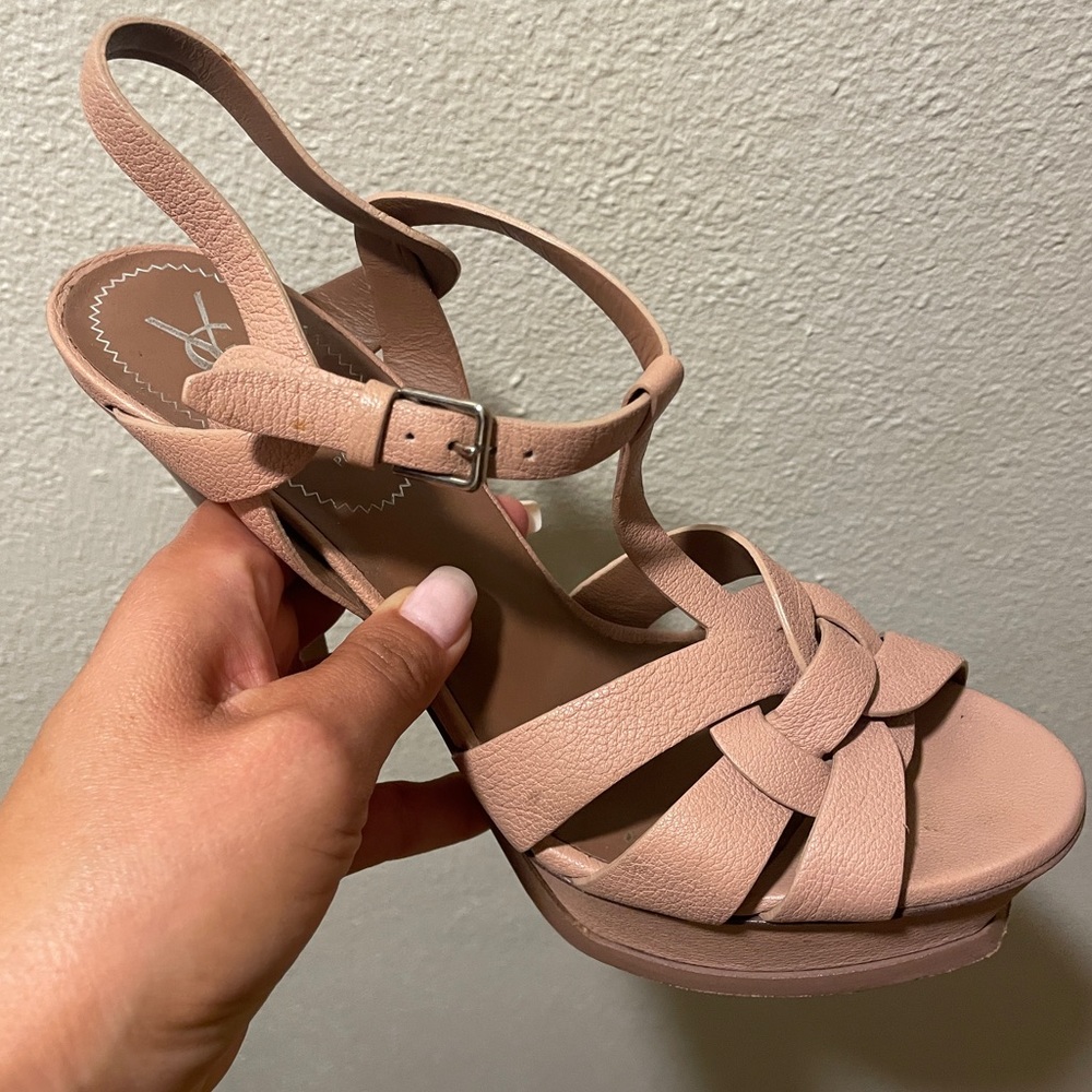 YSL Tribute Platform Sandals